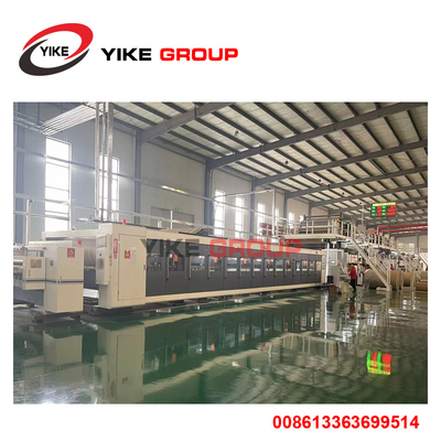 High speed YK-2200-200 type five layer corrugated  cardboard production line